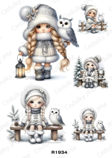 Rýžový a Soft  papír  A4 pro decoupage- R01934