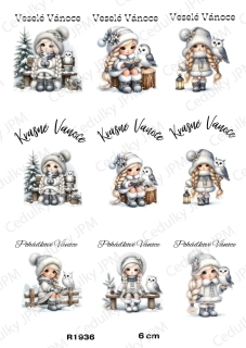 Rýžový a Soft  papír  A4 pro decoupage- R01936
