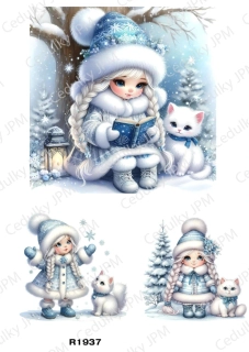 Rýžový a Soft  papír  A4 pro decoupage- R01937