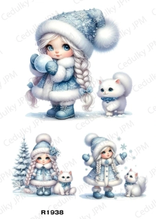 Rýžový a Soft  papír  A4 pro decoupage- R01938