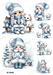 Rýžový a Soft  papír  A4 pro decoupage- R01940