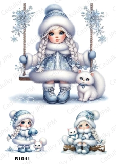 Rýžový a Soft  papír  A4 pro decoupage- R01941