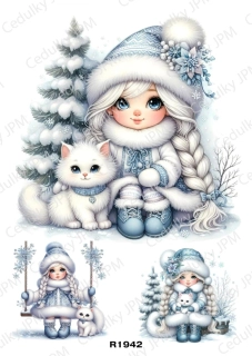 Rýžový a Soft  papír  A4 pro decoupage- R01942
