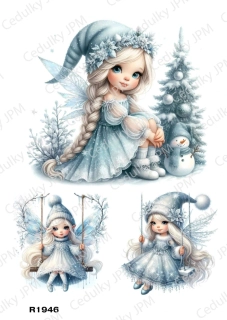 Rýžový a Soft  papír  A4 pro decoupage- R01946