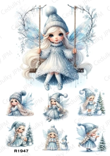 Rýžový a Soft  papír  A4 pro decoupage- R01947