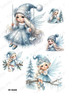 Rýžový a Soft  papír  A4 pro decoupage- R01949
