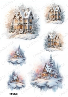 Rýžový a Soft  papír  A4 pro decoupage- R01956