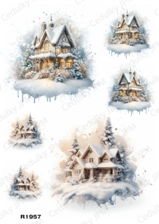 Rýžový a Soft  papír  A4 pro decoupage- R01957