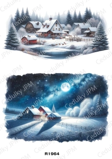 Rýžový a Soft  papír  A4 pro decoupage- R01964