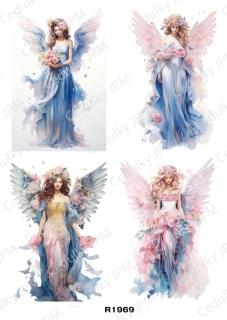 Rýžový a Soft  papír  A4 pro decoupage- R01969