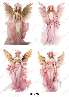 Rýžový a Soft  papír  A4 pro decoupage- R01970