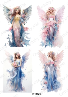 Rýžový a Soft  papír  A4 pro decoupage- R01973