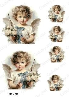 Rýžový a Soft  papír  A4 pro decoupage- R01979