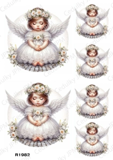 Rýžový a Soft papír A4 pro decoupage- R01982