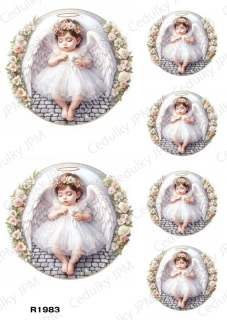 Rýžový a Soft papír A4 pro decoupage- R01983
