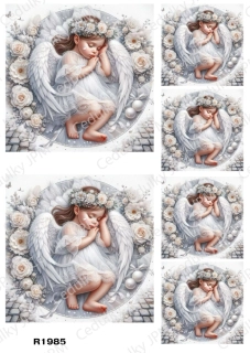 Rýžový a Soft papír A4 pro decoupage- R01985