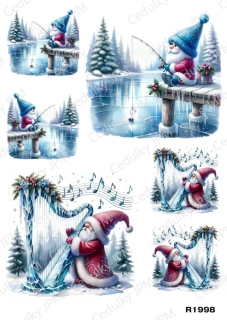 Rýžový a Soft  papír  A4 pro decoupage- R01998