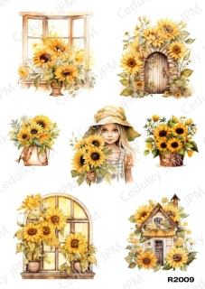 Rýžový a Soft  papír  A4 pro decoupage- R02009