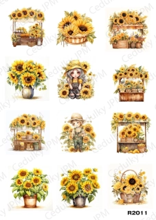 Rýžový a Soft  papír  A4 pro decoupage- R02011