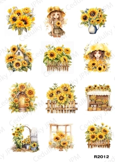 Rýžový a Soft  papír  A4 pro decoupage- R02012
