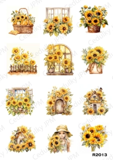 Rýžový a Soft  papír  A4 pro decoupage- R02013
