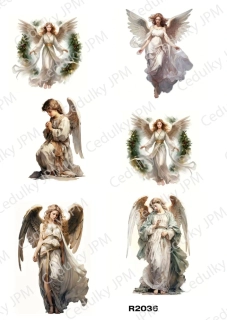 Rýžový a Soft papír A4 pro decoupage- R02036