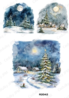 Rýžový a Soft  papír  A4 pro decoupage- R02042