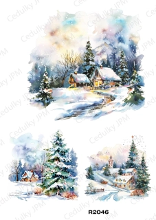 Rýžový a Soft  papír  A4 pro decoupage- R02046