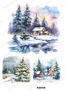 Rýžový a Soft  papír  A4 pro decoupage- R02048
