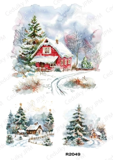 Rýžový a Soft  papír  A4 pro decoupage- R02049