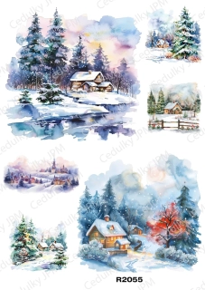 Rýžový a Soft  papír  A4 pro decoupage- R02055