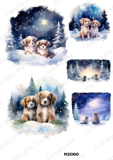 Rýžový a Soft  papír  A4 pro decoupage- R02060