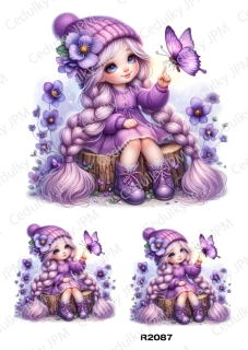 Rýžový a Soft  papír  A4 pro decoupage- R02087