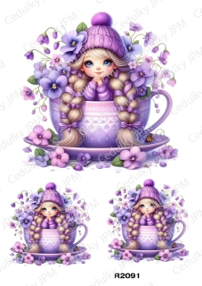 Rýžový a Soft papír A4 pro decoupage- R02091