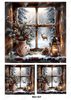 Rýžový a Soft  papír  A4 pro decoupage- R02107