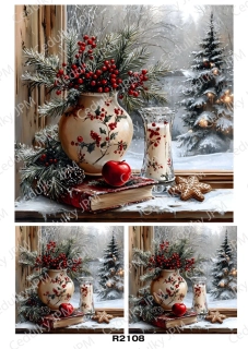 Rýžový a Soft  papír  A4 pro decoupage- R02108