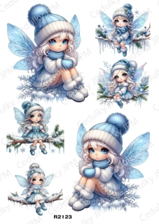 Rýžový a Soft  papír  A4 pro decoupage- R02123