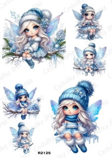 Rýžový a Soft  papír  A4 pro decoupage- R02125