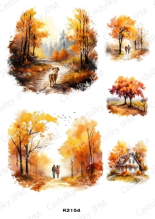 Rýžový a Soft  papír  A4 pro decoupage- R02154
