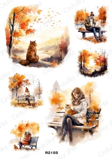 Rýžový a Soft  papír  A4 pro decoupage- R02155