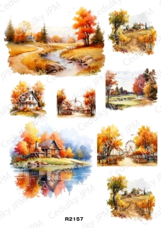 Rýžový a Soft  papír  A4 pro decoupage- R02157
