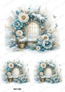 Rýžový a Soft papír A4 pro decoupage- R02190