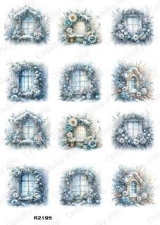 Rýžový a Soft papír A4 pro decoupage- R02195