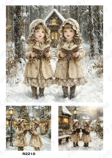 Rýžový a Soft papír A4 pro decoupage- R02218