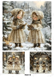Rýžový a Soft papír A4 pro decoupage- R02219
