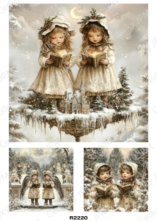 Rýžový a Soft papír A4 pro decoupage- R02220