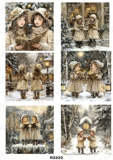 Rýžový a Soft papír A4 pro decoupage- R02222