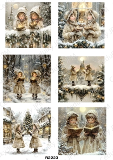 Rýžový a Soft papír A4 pro decoupage- R02223