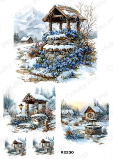 Rýžový a Soft papír A4 pro decoupage- R02230