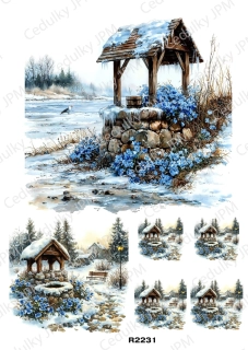 Rýžový a Soft papír A4 pro decoupage- R02231